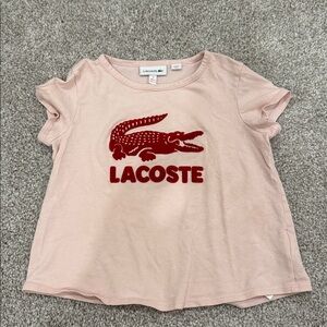 Lacoste girls tshirt size 3